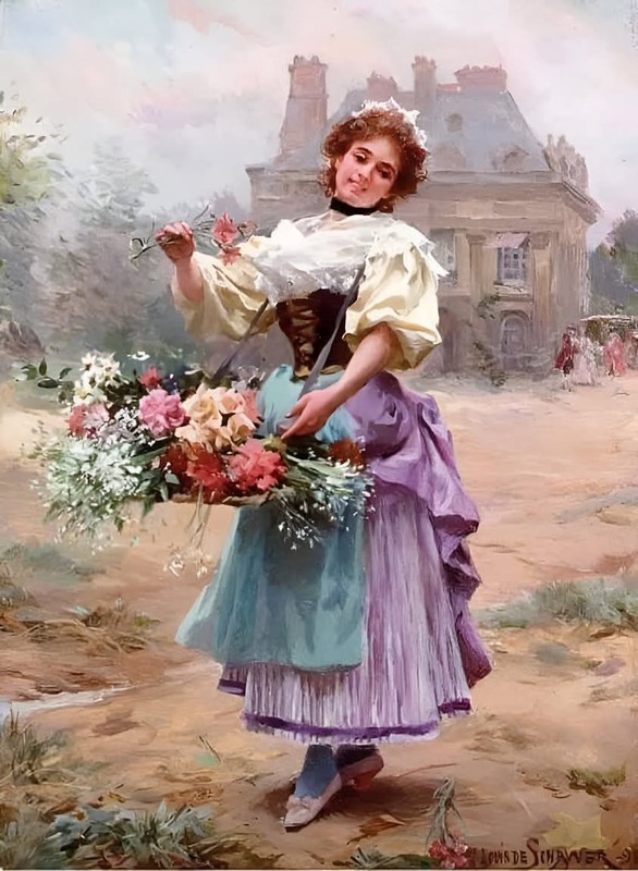 Marchand de fleurs 
