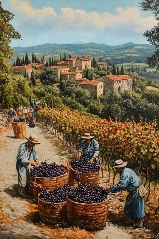 Les vendanges 